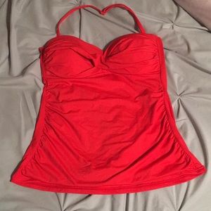 Red Anne Cole swimsuit top